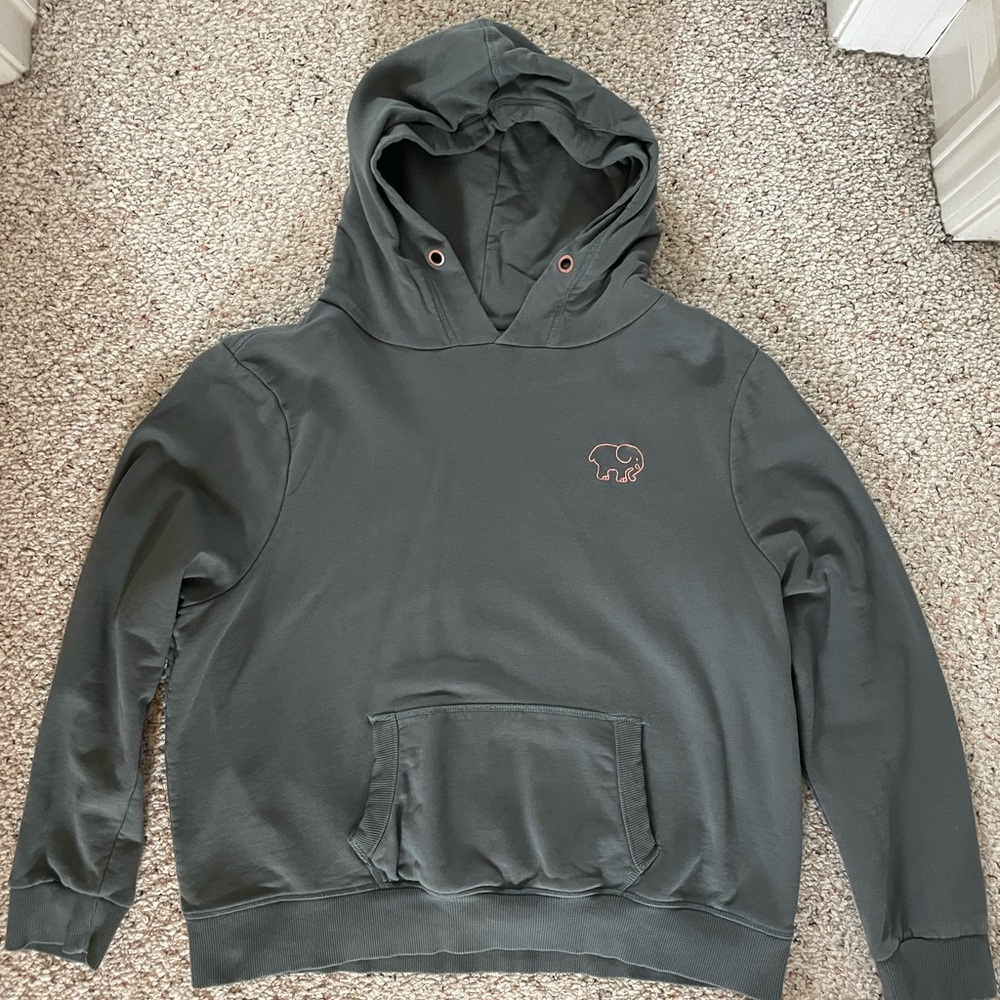 Ivory Ella Blue/Gray Sweatshirt Hoodie Classic Pullover